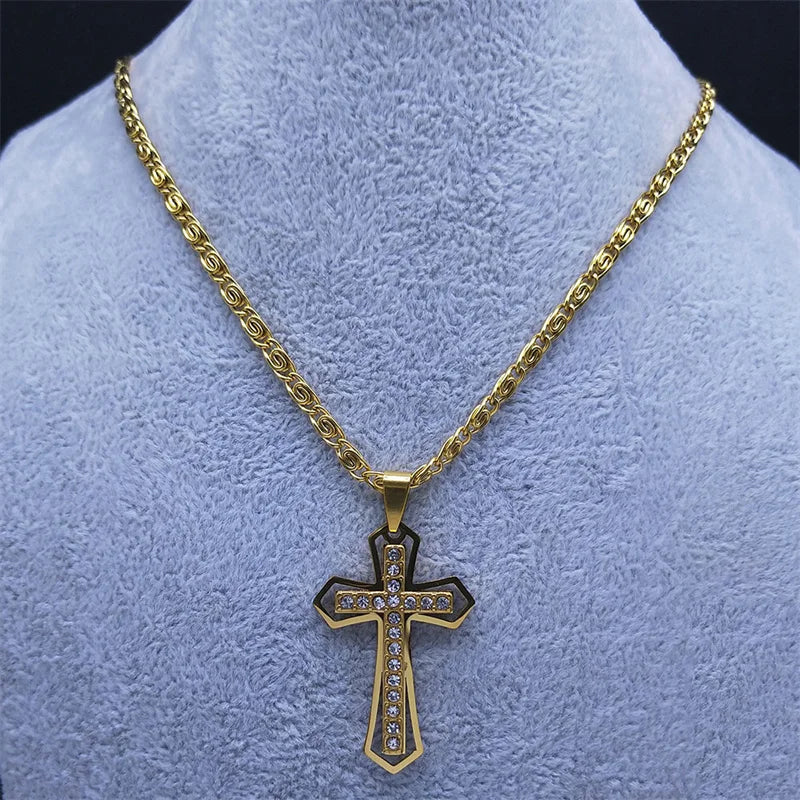 Catholic Cross Pendant Necklace – Christian Jewelry