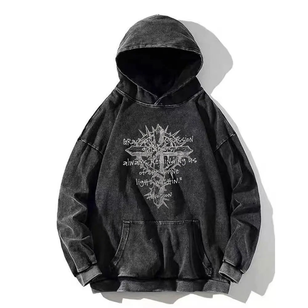 Psalm 91:11 Vintage Hoodie – Christian Streetwear