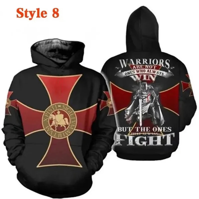 Templar Cross Hoodie – Christian Streetwear
