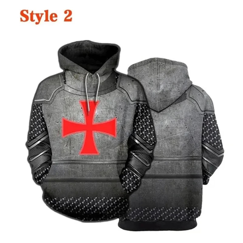 Templar Cross Hoodie – Christian Streetwear