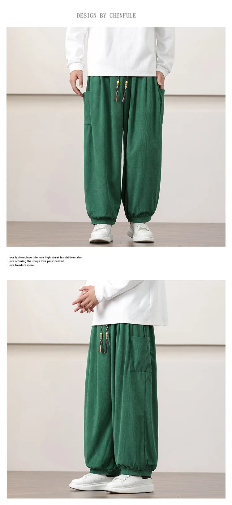 Men’s Oversized Harem Pants – Streetwear Style