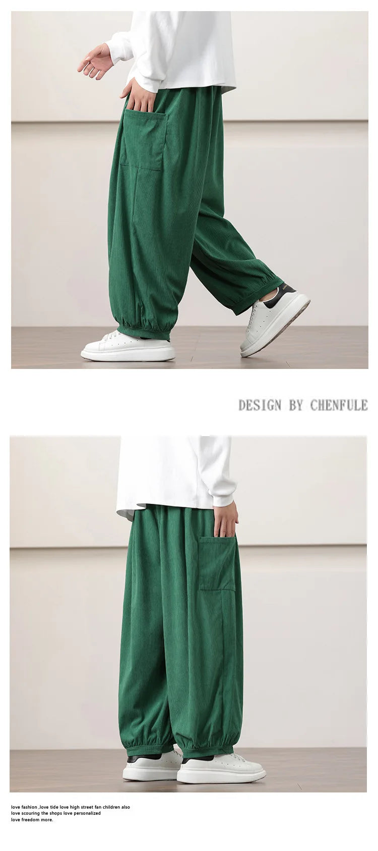 Men’s Oversized Harem Pants – Streetwear Style