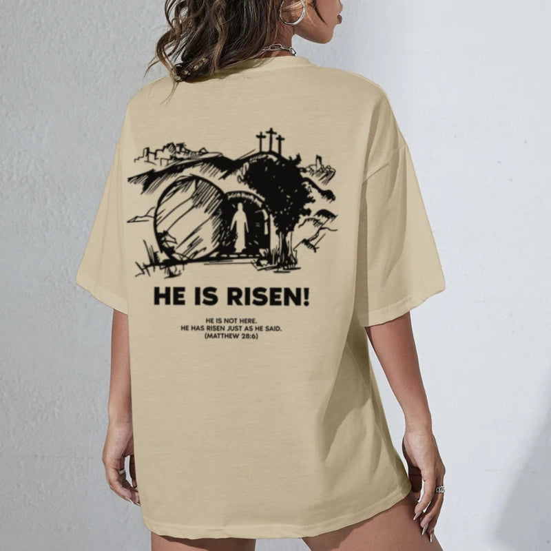 He Is Risen Vintage Tee – Christian Streetwear