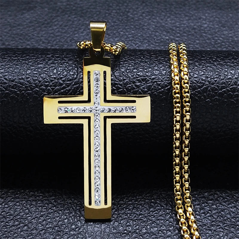 Catholic Cross Pendant Necklace – Christian Jewelry