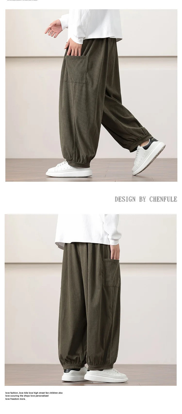 Men’s Oversized Harem Pants – Streetwear Style