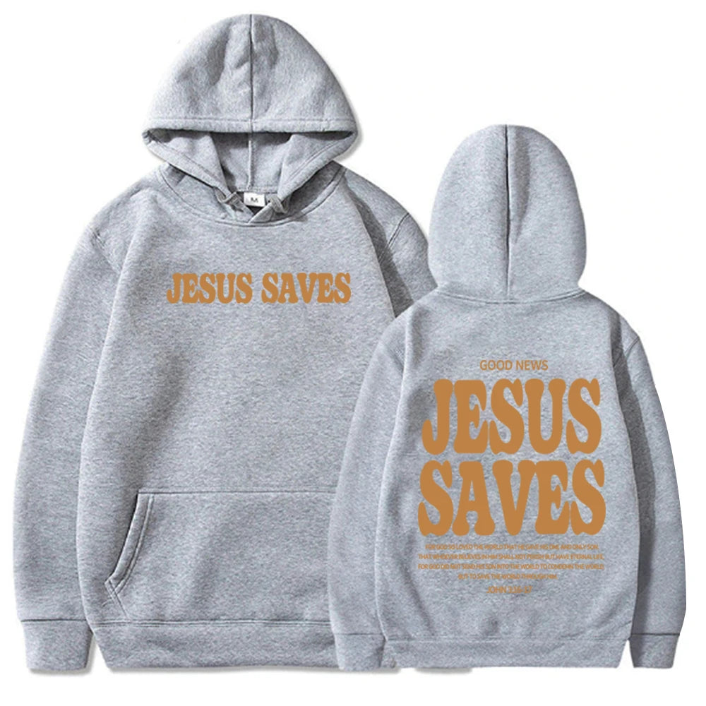 Jesus Saves Hoodie – Christian Streetwear