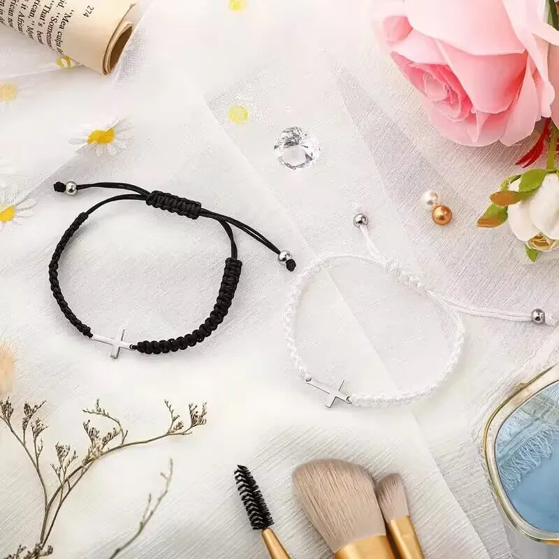 Cross Braided Bracelet – Christian Faith Gift