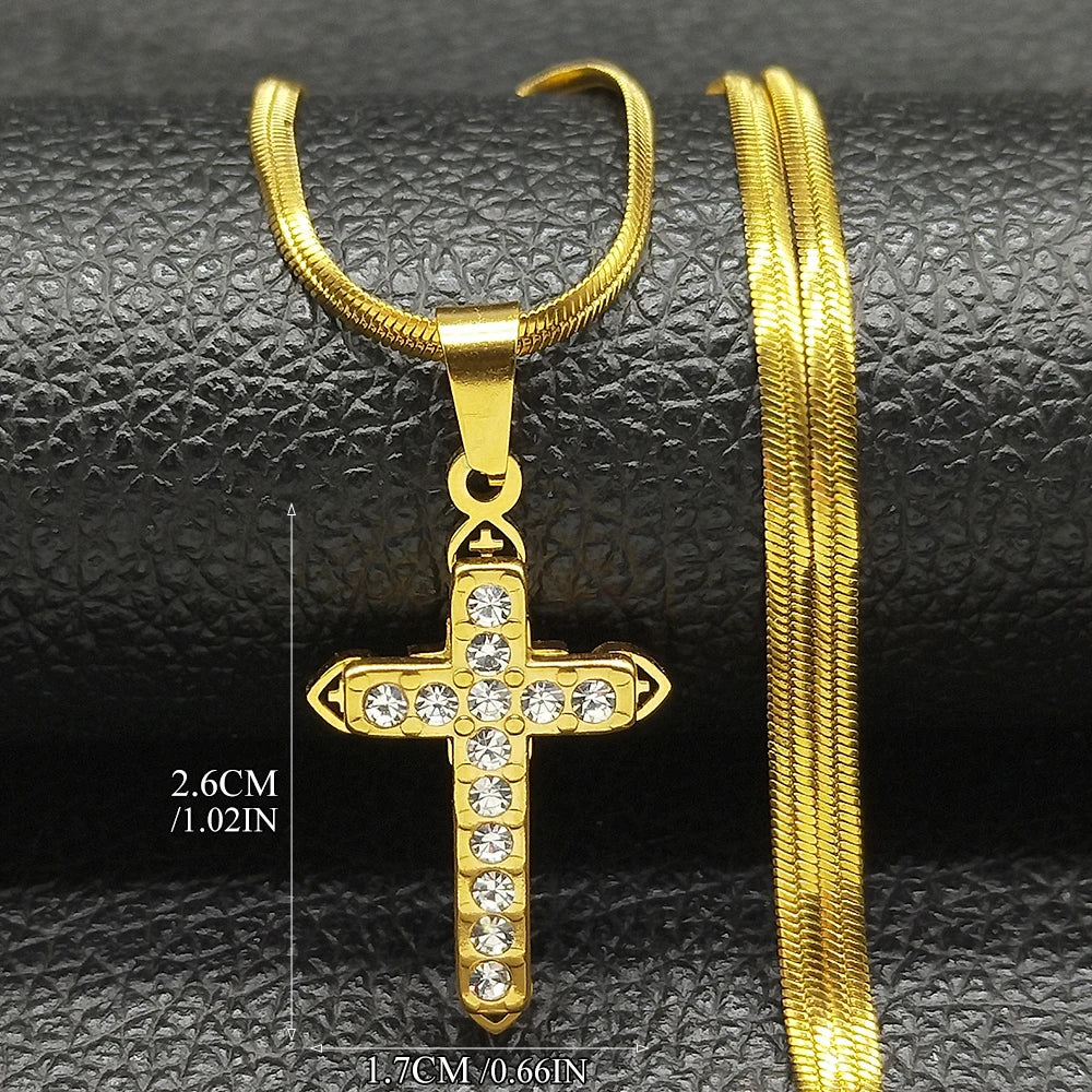 Catholic Cross Pendant Necklace – Christian Jewelry