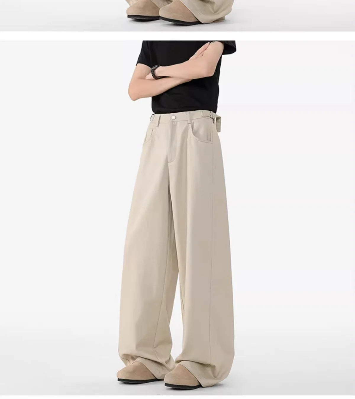 Men’s Oversized Wide Leg Pants – Streetwear Fit