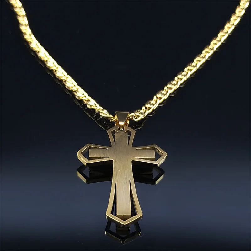 Catholic Cross Pendant Necklace – Christian Jewelry
