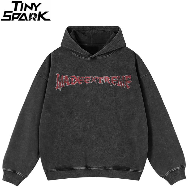 Jesus Letter Washed Hoodie – Christian Streetwear