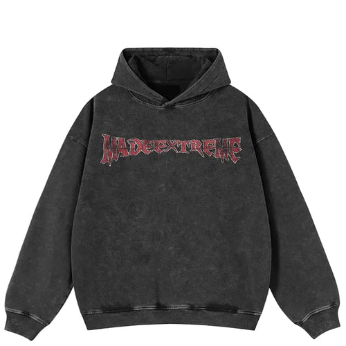 Jesus Letter Washed Hoodie – Unisex Christian Streetwear