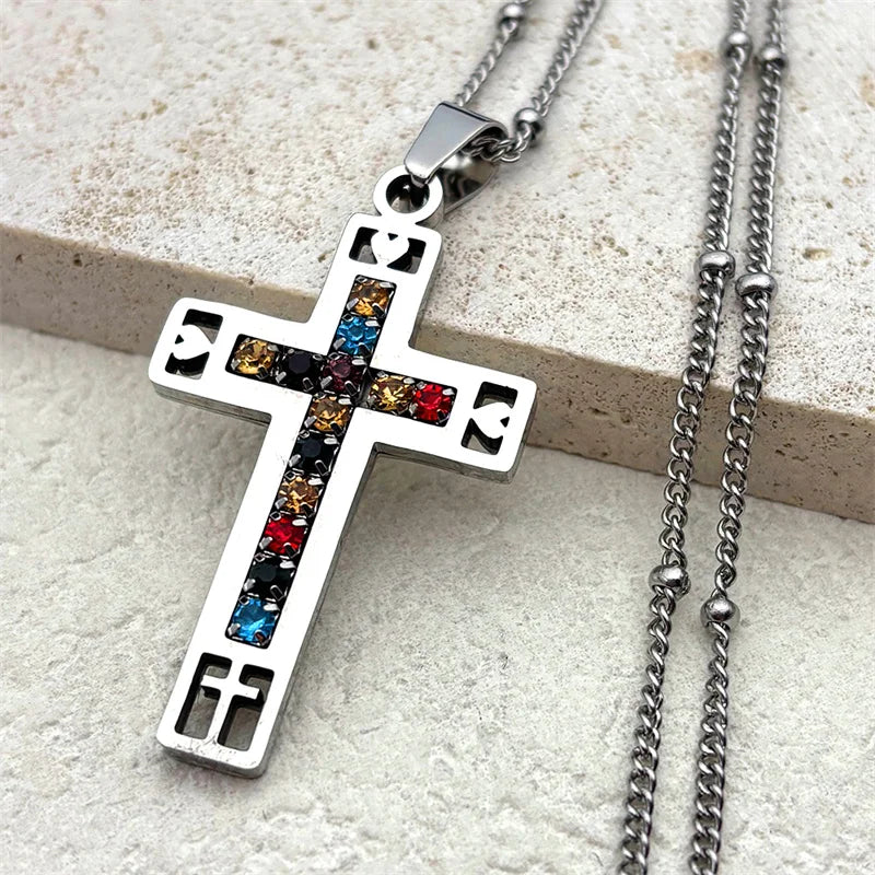 Catholic Cross Pendant Necklace – Christian Jewelry