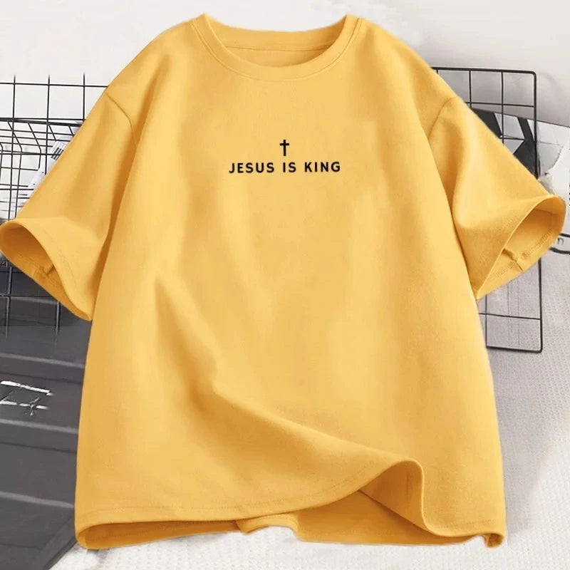 Jesus Is King Faith Tee – Christian Streetwear