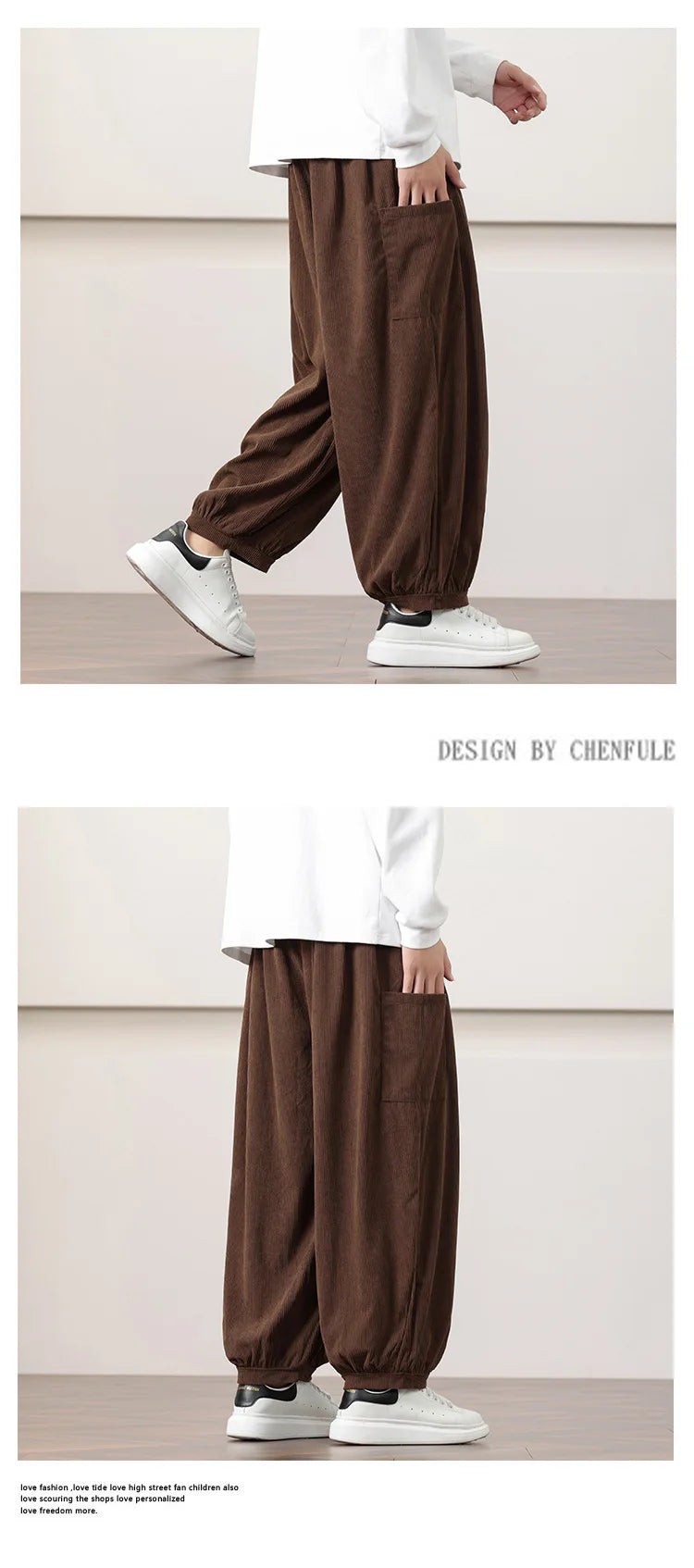 Men’s Oversized Harem Pants – Streetwear Style