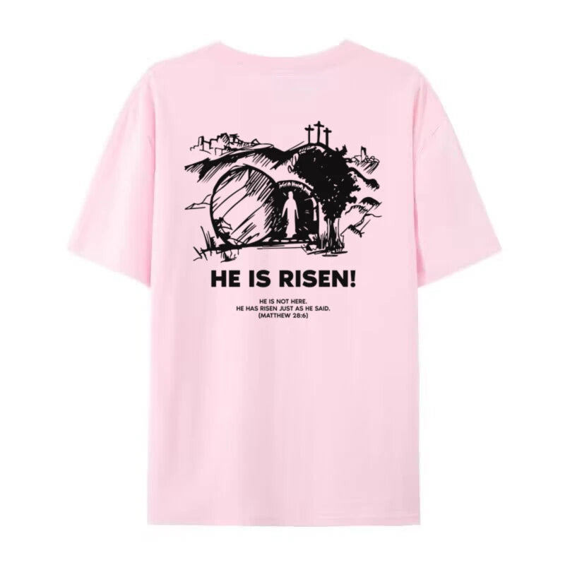 He Is Risen Vintage Tee – Christian Streetwear