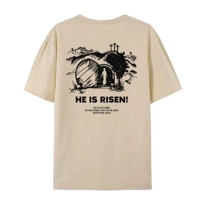 He Is Risen Vintage Tee – Christian Streetwear
