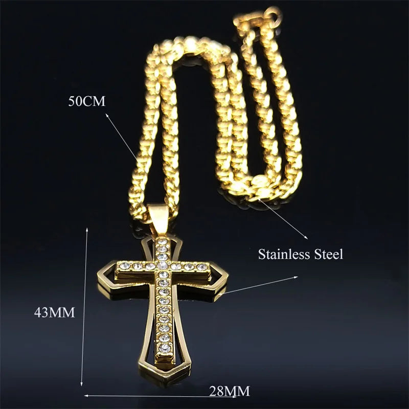 Catholic Cross Pendant Necklace – Christian Jewelry