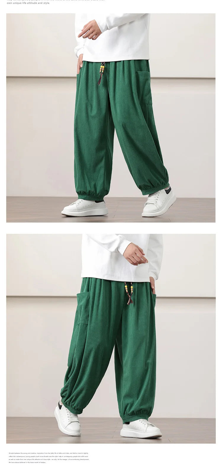 Men’s Oversized Harem Pants – Streetwear Style