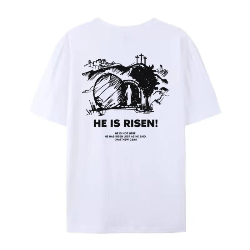 He Is Risen Vintage Tee – Christian Streetwear
