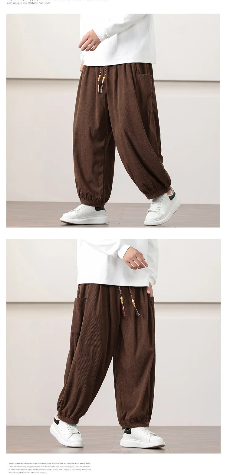 Men’s Oversized Harem Pants – Streetwear Style
