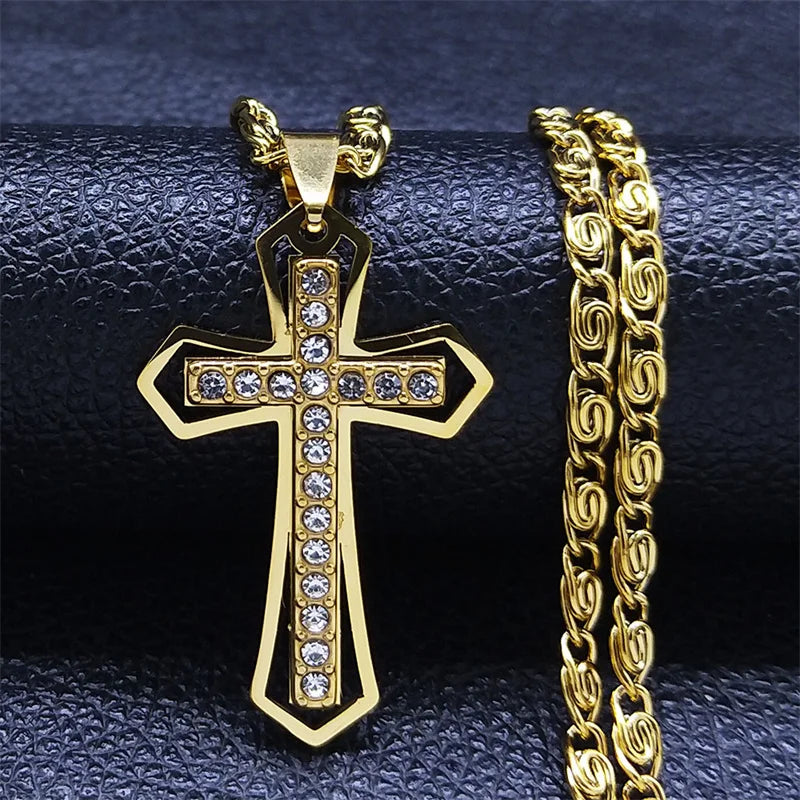 Catholic Cross Pendant Necklace – Christian Jewelry