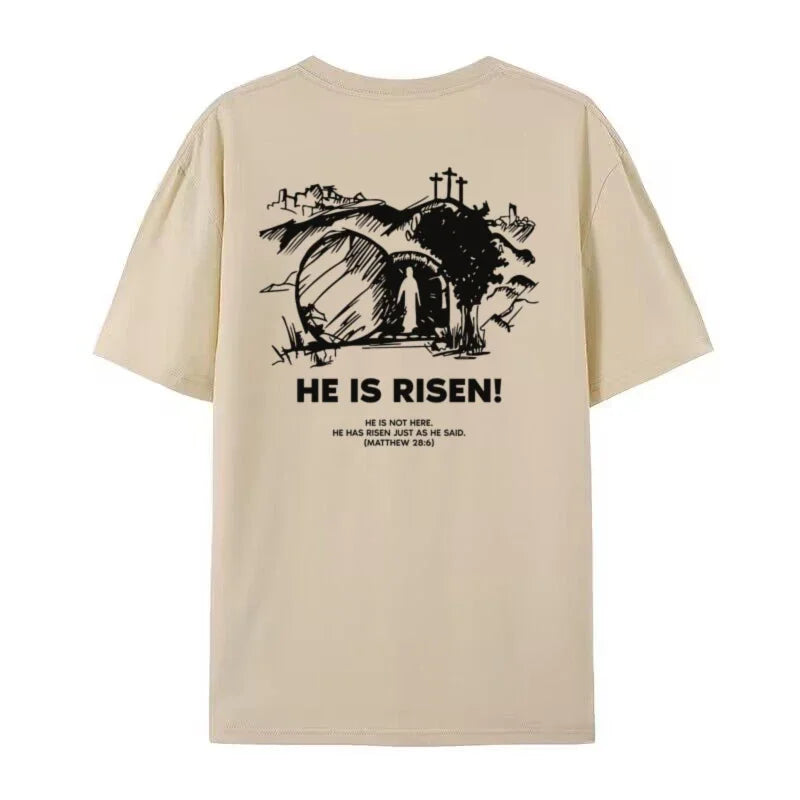 He Is Risen Vintage Tee – Christian Streetwear