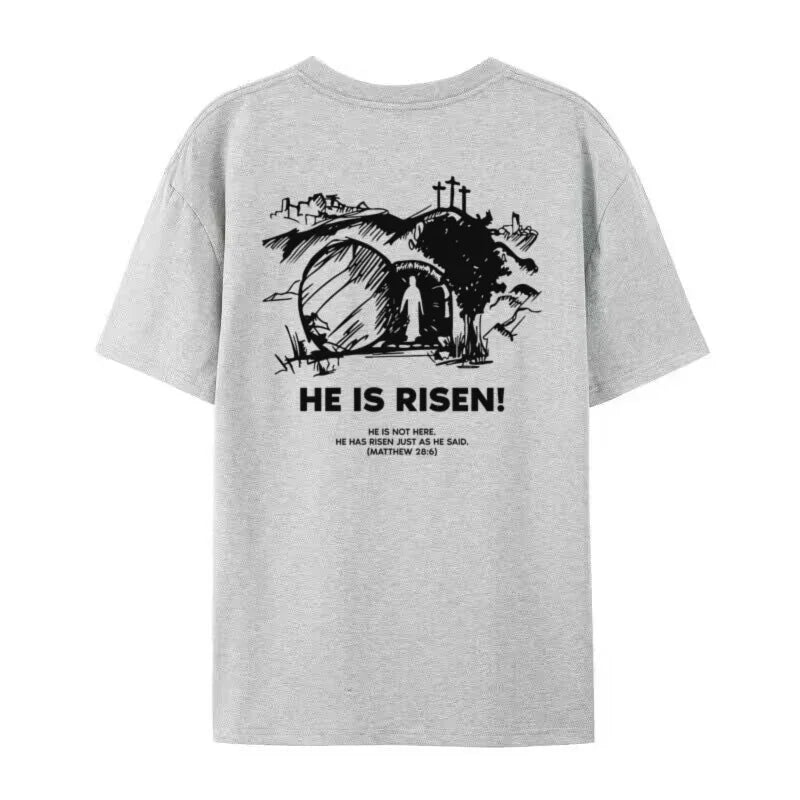He Is Risen Vintage Tee – Christian Streetwear