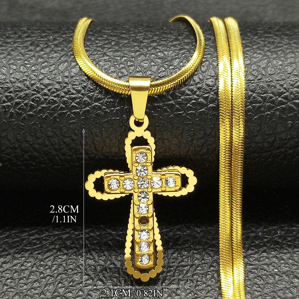 Catholic Cross Pendant Necklace – Christian Jewelry