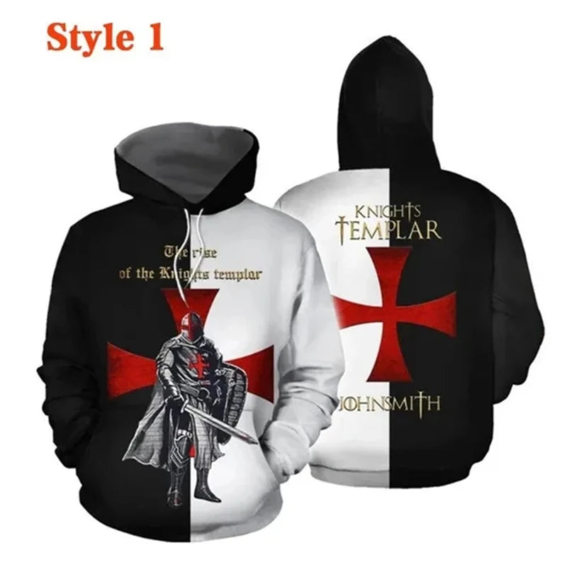 Templar Cross Hoodie – Christian Streetwear