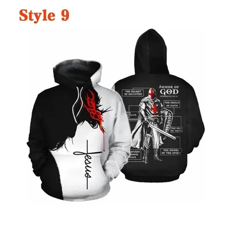 Templar Cross Hoodie – Christian Streetwear