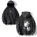 Vintage Cross Hoodie – Y2K Christian Streetwear