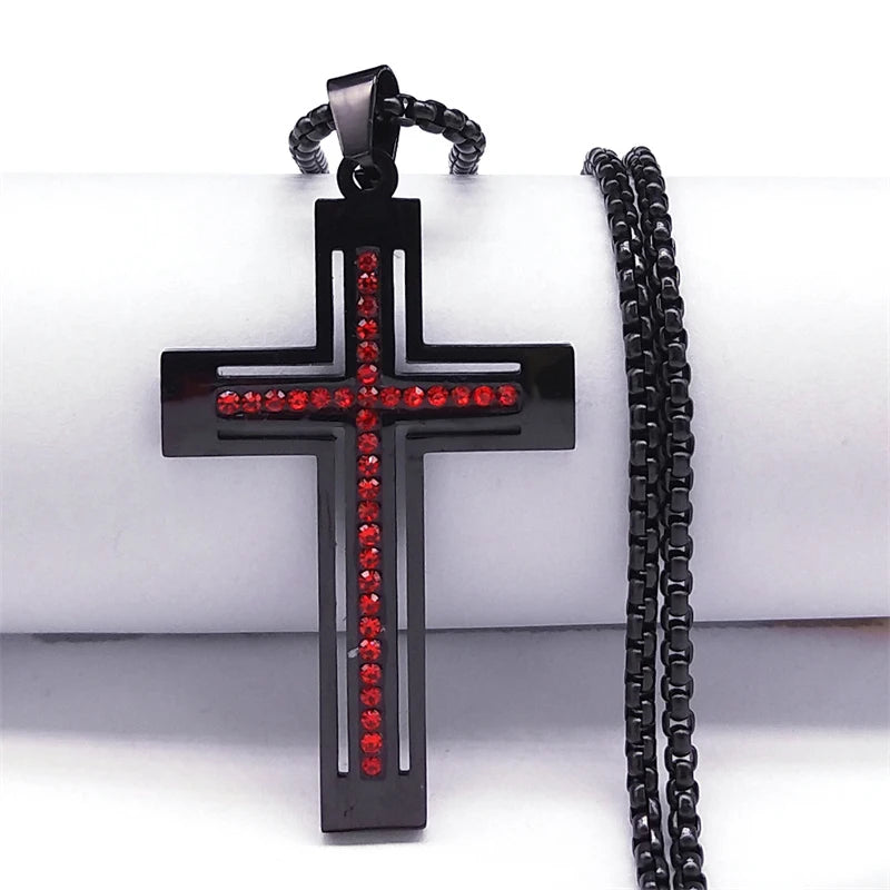 Catholic Cross Pendant Necklace – Christian Jewelry