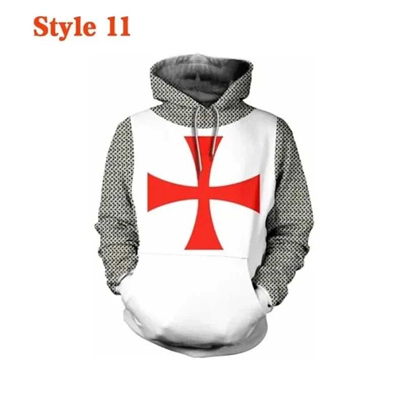 Templar Cross Hoodie – Christian Streetwear