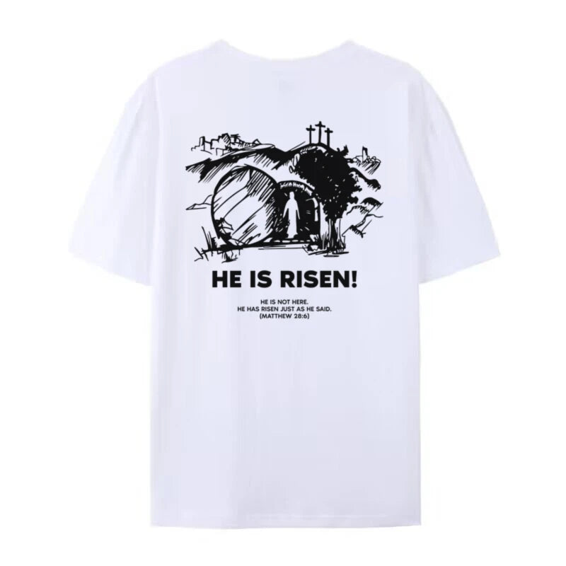 He Is Risen Vintage Tee – Christian Streetwear