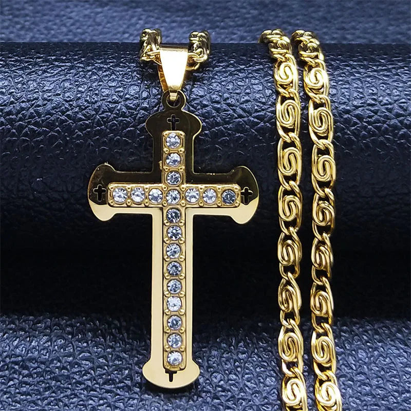 Catholic Cross Pendant Necklace – Christian Jewelry
