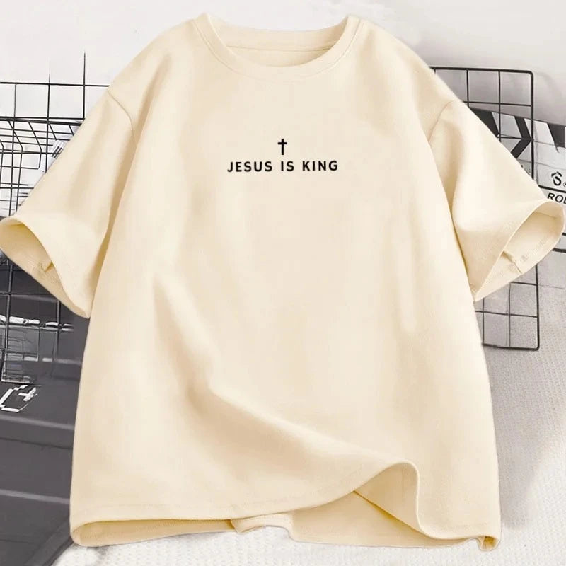 Jesus Is King Faith Tee – Christian Streetwear