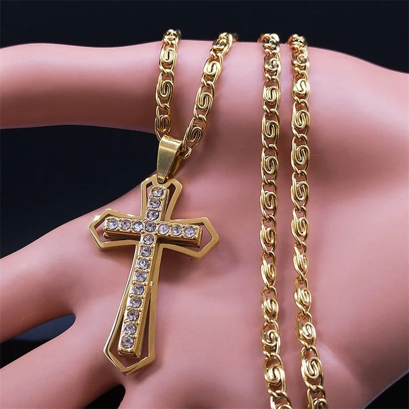 Catholic Cross Pendant Necklace – Christian Jewelry