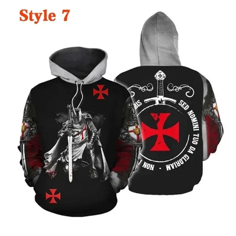 Templar Cross Hoodie – Christian Streetwear