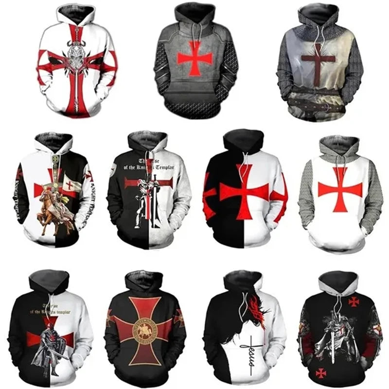 Templar Cross Hoodie – Christian Streetwear