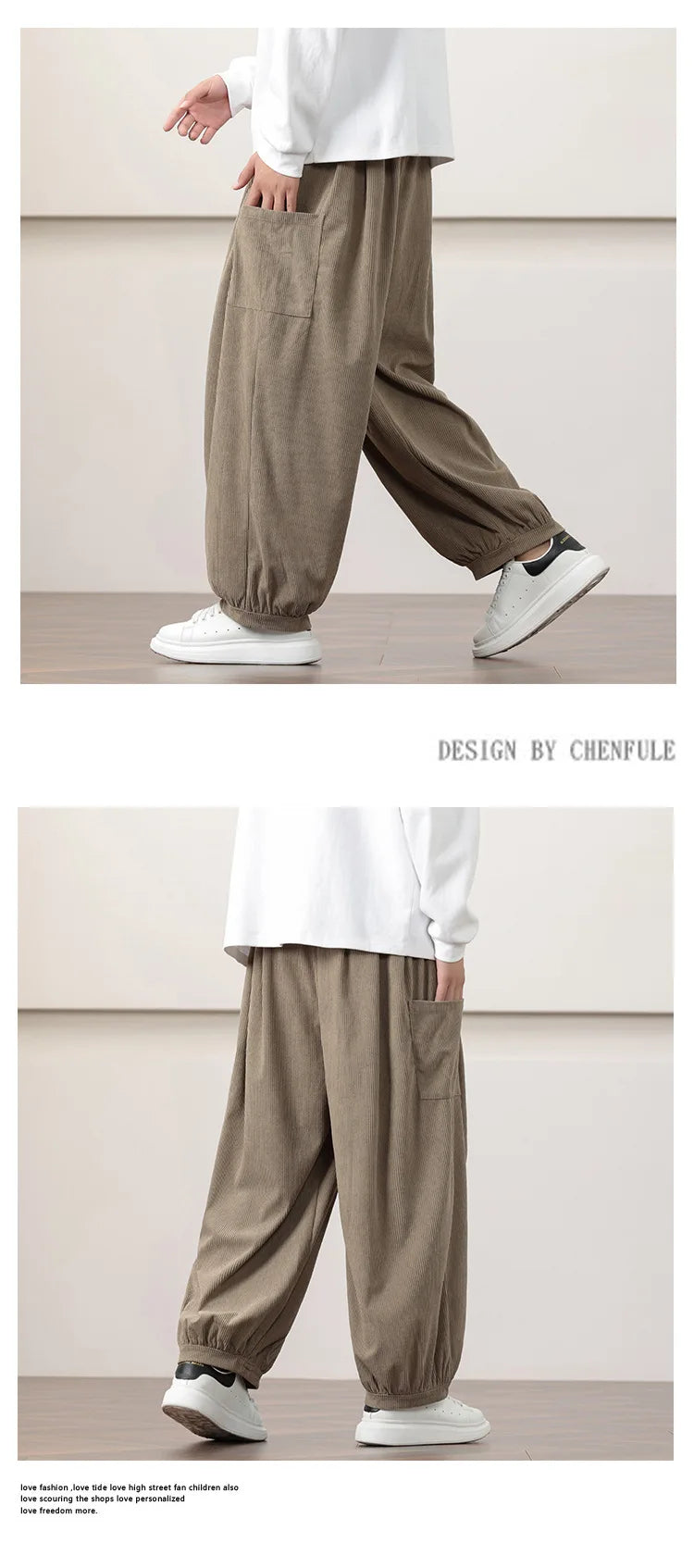 Men’s Oversized Harem Pants – Streetwear Style
