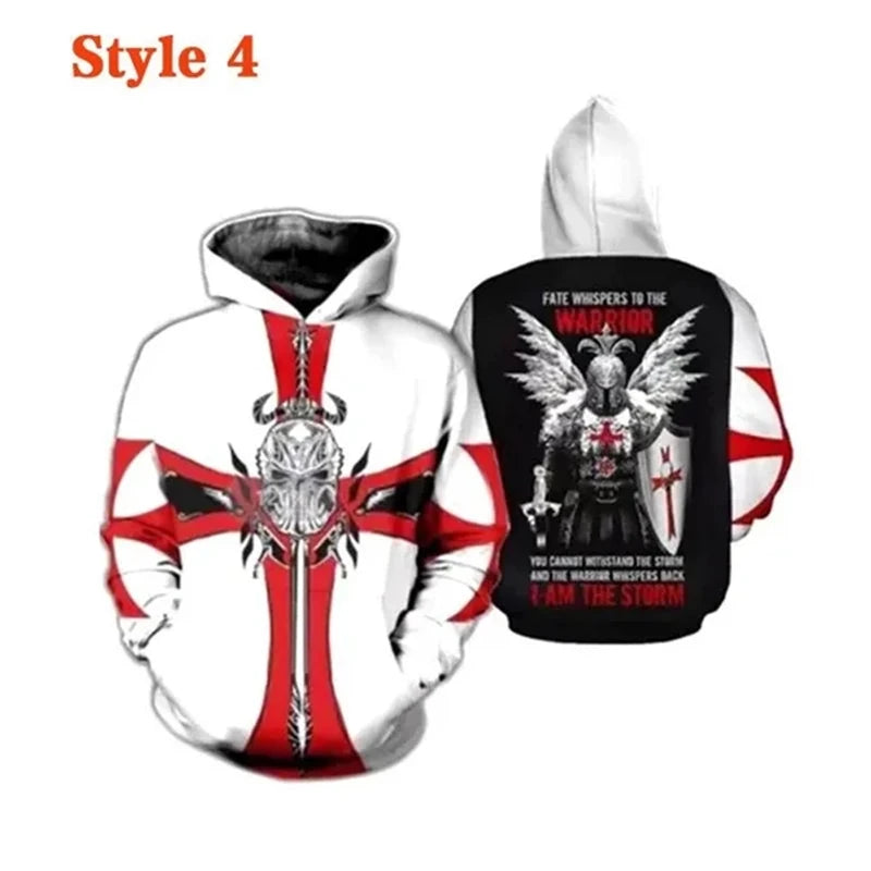 Templar Cross Hoodie – Christian Streetwear