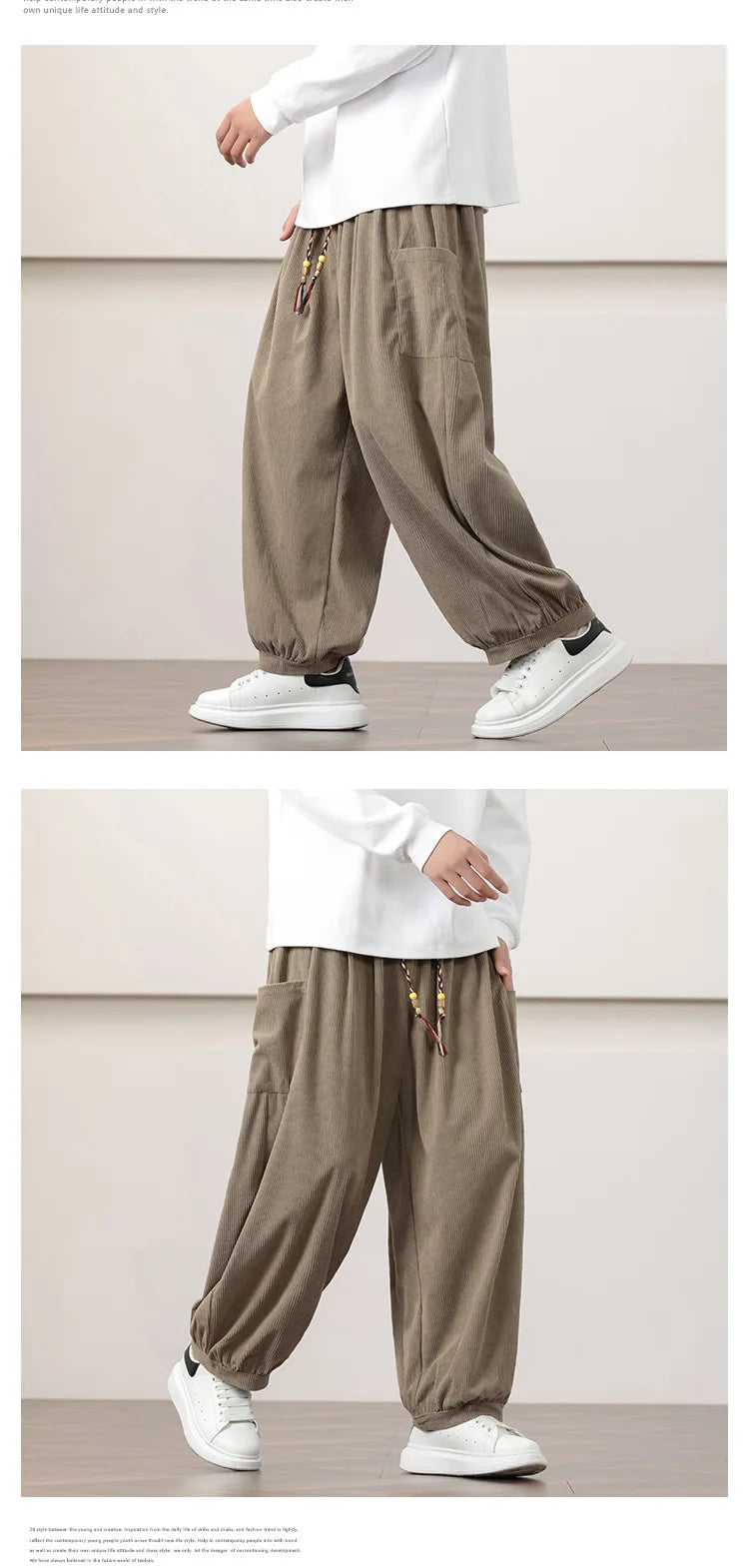 Men’s Oversized Harem Pants – Streetwear Style